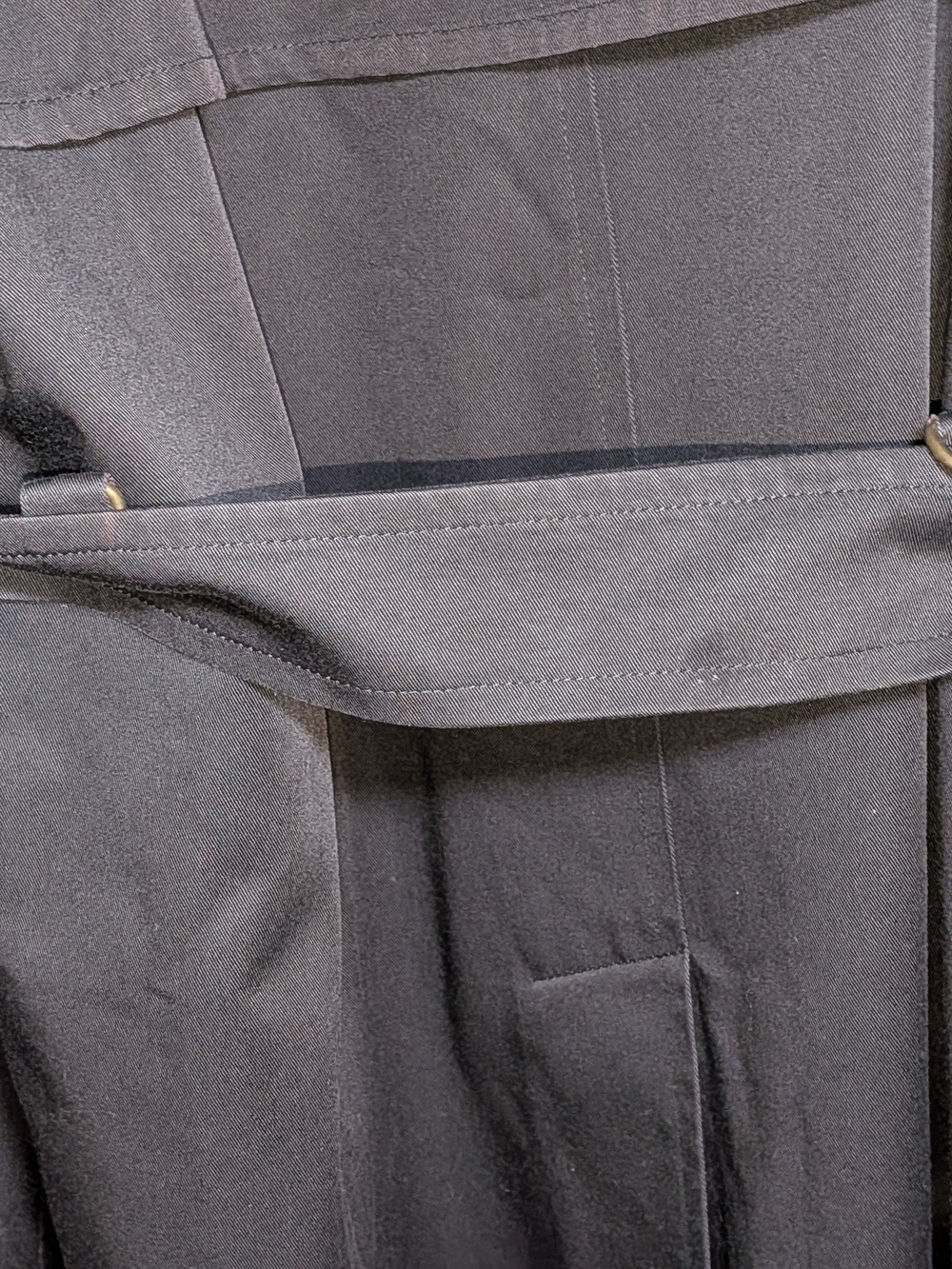 Vintage Burberrys of London Black Trench Coat Removable Wool Liner Nova Check - Picture 10 of 16